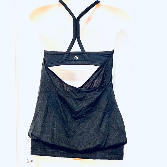 NWT Lululemon CYB Black Tank Bra Top Sz 4 - Picture 5 of 8